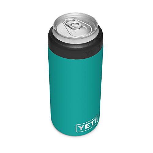 YETI Rambler 12 oz. Colster Slim Can Insulator for The Slim Hard Seltzer Cans, Aquifer Blue
