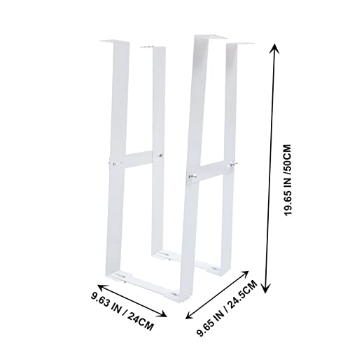 1 unidad de soporte ajustable para torre de computadora de acero al carbono, montaje colgante bajo el escritorio, marco estable para cables ordenados y fácil instalación, apto para gabinetes miniatura 6