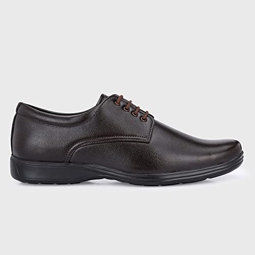 Image of Centrino Mens Formal Shoes |Elegant Lace Up Derby for Business & Casual Wear | Premium Craftsmanship for a Stylish & Sophisticated Look | Cushioned Insole for All-Day Comfort & Support (6047)