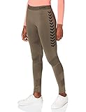 hummel Womens hmlFIRST Seamless Training Tight Leggings, Grape Leaf, M/L