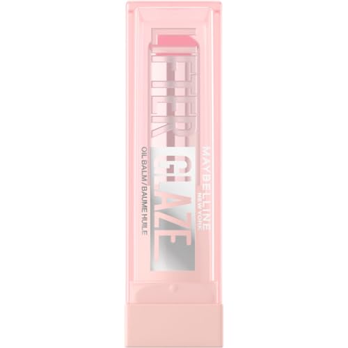 Maybelline New York - Baume Huile Hydratant - Lèvres Lissées et Brillantes - Effet Laqué - Enrichi en Acide Hyaluronique et Extrait de Cerises - Lifter...
