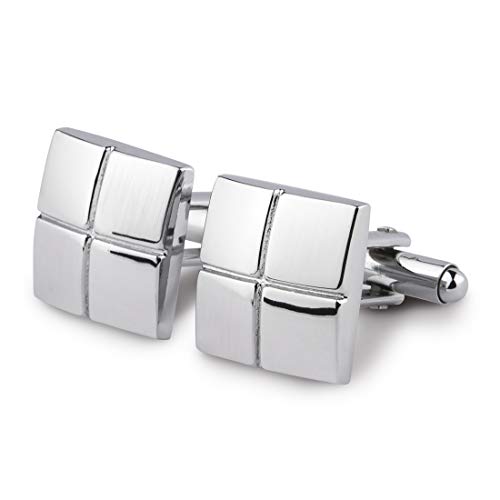 Kovove The Bling Fling Silver Coloured Cufflinks
