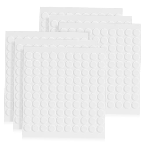 IWOWHERO Double Sided Adhesive Dots 600pcs Removable Sticky Adhesive Pads for Wall Hanging Glue Craft