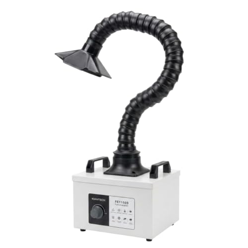 Image of SYNCRA Fume Extractor with HEPA Filter, 100W, 13kg, Knob Control, FE1150S, for Soldering, Laser, Smoke and Dust Removal, 280x240x315mm (FES150S. 2026 model)