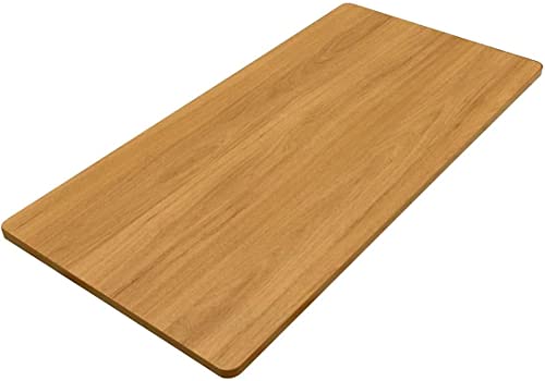 Image of Wall Mount Table Top /Wall Mount Shelf Board /Bed Table Top /Overbed Table Top /Wood Panel Board Plank Top Size 24 X 16 Inches (Bavarian Beech), Brown