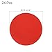 uxcell 24 Pcs Carpet Spot Markers, 4 Inch Circle Floor Dots for Classroom Carpet, Circles Spots Dots for Preschool Teacher Supplies, Flexible Seating, Red