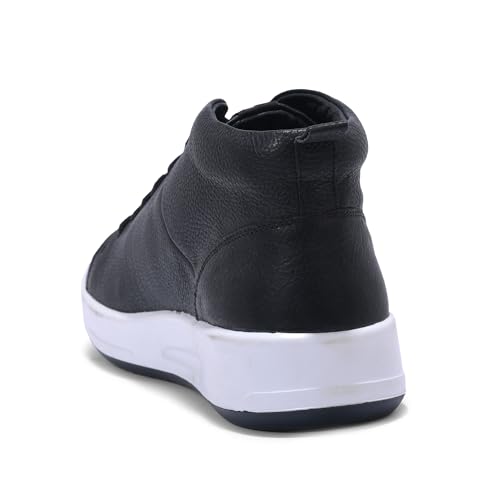 Image of Woodland Men Black Casual Sneakers