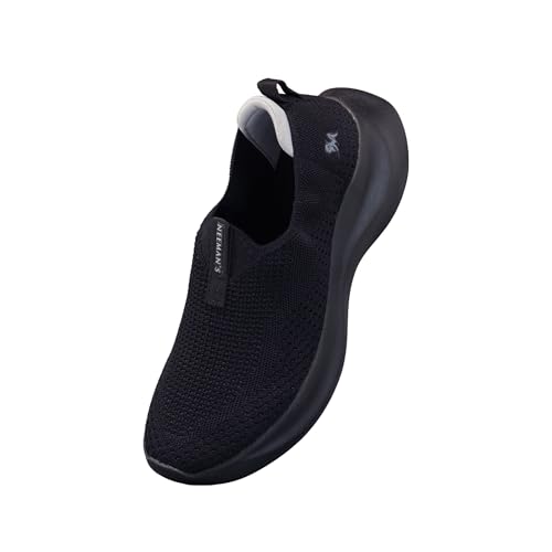 Image of Neeman's Ease Flow Slip Ons for Men | Breathable Knit Casual Shoes Recycled Bottles | Lightweight Cushioned Slip-On Shoes with Lycra Lining & EVA Sole