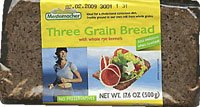 Three Grain Bread with Whole Rye Kernels, 17.6 oz 500 g2