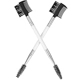 minkissy Doppelseitiger Hundekamm mit Weichen Borsten Kleine Haustier Augenbürste zur Sanften Fell und Augenpflege Vielseitiges Pflegewerkzeug für Hunde und Katzen