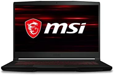 MSI 2022 MSI GF63 Thin 15.6" FHD Display Gaming Laptop - Intel i5-10300H 4 Cores - Nvidia GTX 1650 Max-Q 4GB - 12GB RAM DDR4-512GB M.2 SSD - WiFi 6 Type-C RJ-45 Windows 11 Home w/ 32GB USB Drive