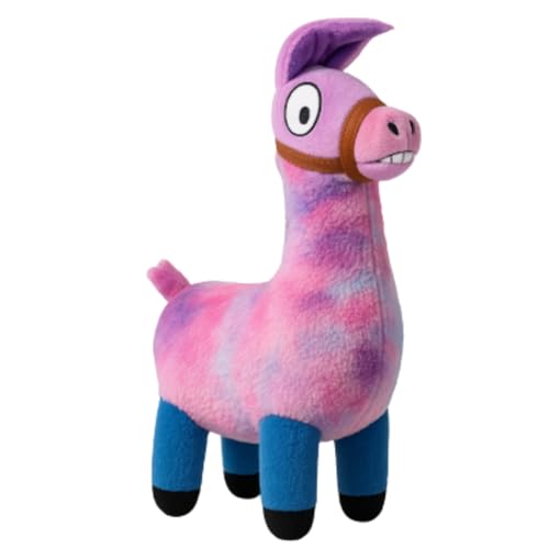 VELLORA Llama de Peluche Épica Multicolor de 20 cm – Accesorio de Decoración Gamer para Mochilas y Decoración jugones o friquis de Peluches Videojuegos