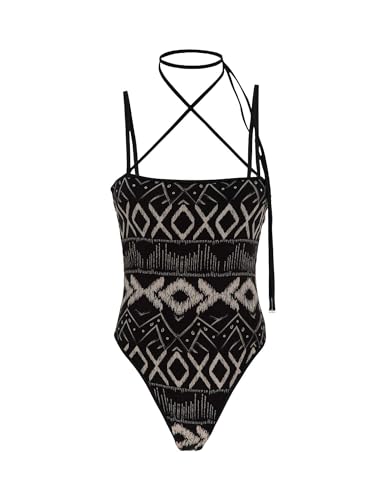 Maillot de bain noir confortable FK24-0663X06 taille M pour piscine