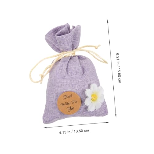 10 bolsas de sachet vacías de lavanda, reutilizables miniatura 6