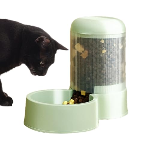 Virtcooy Alimentador de Mascotas Automático, alimentadores automáticos para Cat | Dispensador de Gato automático de alimentación de Alimentos de Gran Capacidad - Tazón para Perros Desmontable para