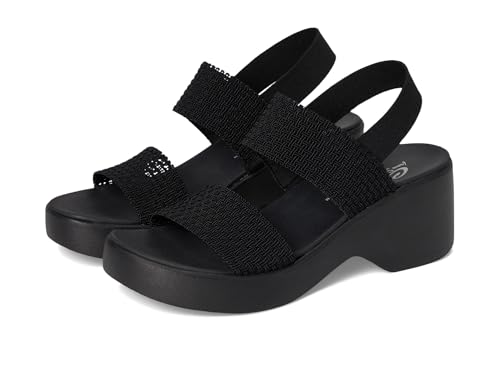 Skechers CALI DAY - Sandali con tacco Da donna, Black,