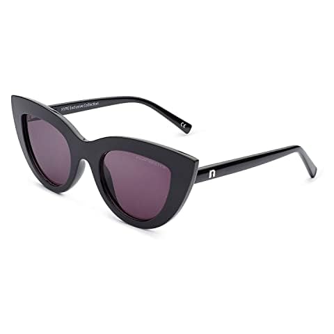 CLANDESTINE - Gafas de Sol Unisex Gatto Negro Cover