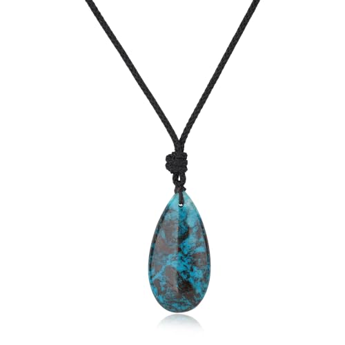 COAI Azurite Healing Crystal Necklace...