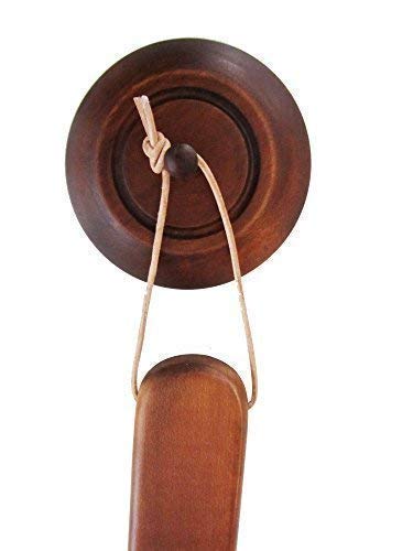 Cleanprince Wandhalter 1 Stück dunkel braun Durchmesser 9 cm Wandhaken Haken Holzhalter Holzhaken Halter für Schuhanzieher Schuhlöffel Holzschnitzerei aus Thüringen Cover