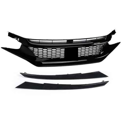 Calandre Noire Civic 10e Génération : Grille de Pare-Choc Avant 2016-2021