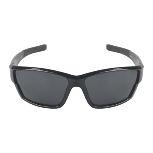 Image of Fueel Polarized Sporty Sunglasses for Men & Women | UV Protected Retro Half Frame Sunglasses | Lightweight Stylish Black Frame
