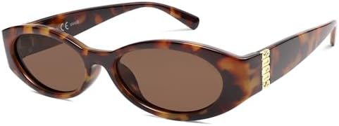 SOJOS Gepolariseerde zonnebril voor dames, ovaal, retro, UV400 SOJOS Gepolariseerde zonnebril voor dames, ovaal, retro, UV400