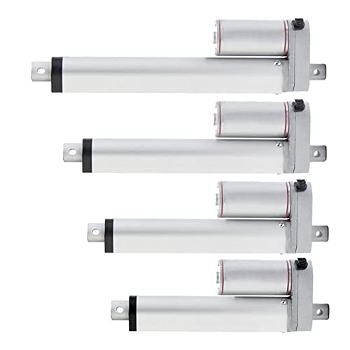 Actuador eléctrico DC 12V 24V con carrera adaptable y gran rendimiento 5