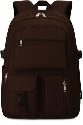 Image of Flamebird Executive Women's Multi-Function Backpack | For Regular Use | Lightweight Backpack- (Brown)