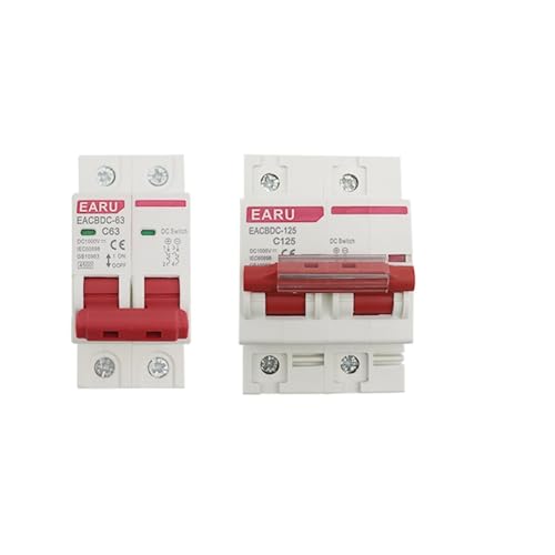 Interruptor solar 80A DC1000V 2P con protección avanzada contra sobrecargas eléctricas 2
