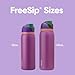 Owala FreeSip Insulated Stainless Steel Water Bottle with Straw for Sports and Travel, BPA-Free, 32-oz, Voodoo