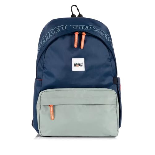 Image of MONKEY TROOPERS Shaggy Plus Backpack, Water-Resistant, 15 Inch Laptop Compartment, Quick Access & Zippered Pockets, 16L Capacity