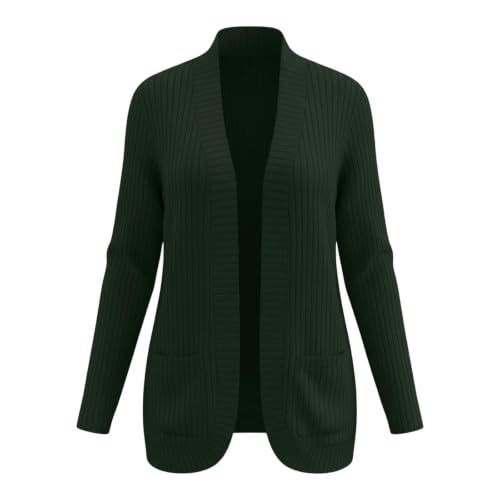 Womens Cardigan Open Front Knit Sweaters Lightweight Coat with Pockets - image 4