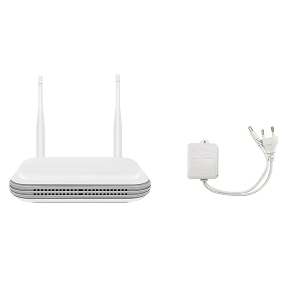 Mini Grabadora de Vídeo en Red WiFi NVR de 8 Canales 265 con Detección Avanzada, Compatible con la Aplicación XMEYE ICSee y Enchufe de la UE.