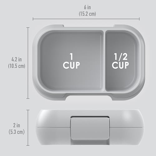 Image of Bentgo Kids Snack Leak-Proof 2 Compartment Bento-Style Container