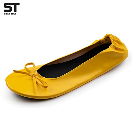 Image of Silky Toes Foldable Flat Shoes for Women | Portable Ballet Flats for Weddings, Parties, Events, Travel |Comfortable Cushioned