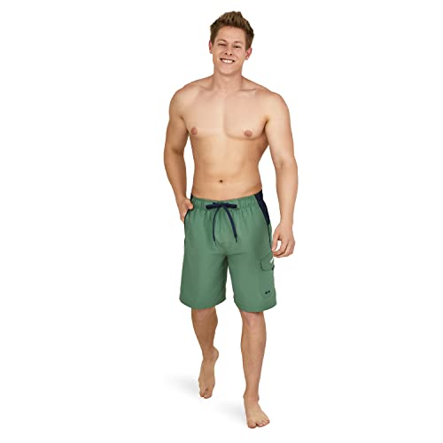 Image of Speedo Men's Marina Sport Volley, Knee Length Swim Trunk