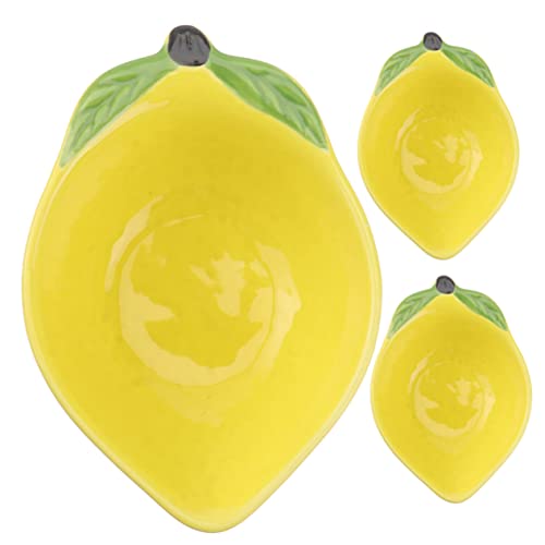 HOLIDYOYO 3pezzi Ciotole Decorative Per Salsa Condimenti e Piccole Ciotole Versatili Per Snack e Dessert Facili Trasportare e Resistente Macchie