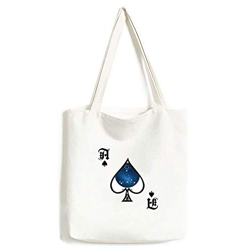 Sac à main Poisson zodiaque en tissu lavable avec motif poker bêche pour femme