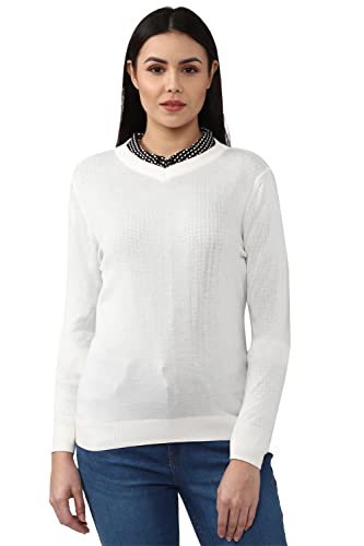 Image of Van Heusen Women's Acrylic V Neck Sweater