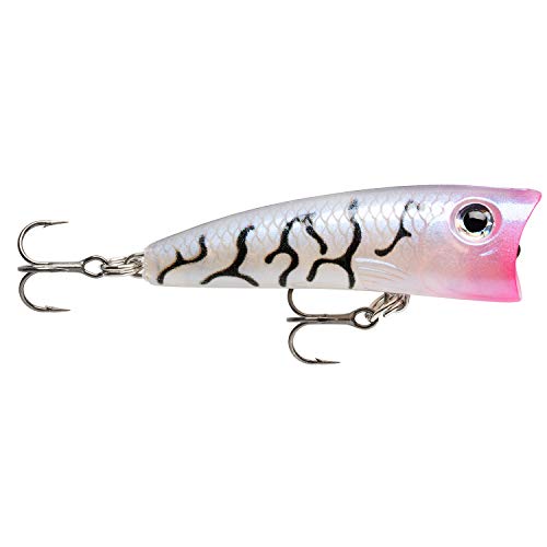 Rapala Ultra Light Pop Surface Bait 4 cm Glass Pearl Tiger UV Wobbler Popper