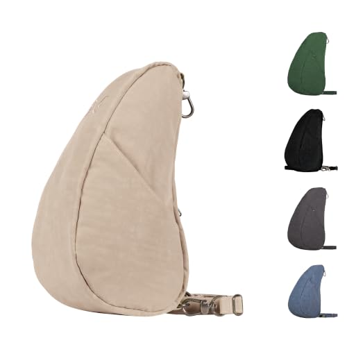 Image of AmeriBag Healthy Back Bag 10 inch Nylon Crossbody Sling Baglett | Organized Ergonomic Shoulder Bag for Everyday Use, Travel & Walking Comfort