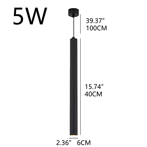 Lámpara de colgante de aluminio RAGGZZ minimalista cilíndrica de alta calidad 6x40 2
