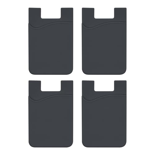Carte Carte per telefono | adesivo in silicone supporto per slot | Supporto per carta di credito con adesivo | Smartphone universali compatibili