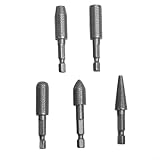 Photo Gallery gdfnmogo - set di raspe rotanti con gambo esagonale da 1/4", in acciaio al carbonio trattato termicamente, per fresatura, limatura, rettifica, scanalatura, levigatura e incisione Photo Gallery gdfnmogo - set di raspe rotanti con gambo esagonale da 1/4", in acciaio al carbonio trattato termicamente, per fresatura, limatura, rettifica, scanalatura, levigatura e incisione