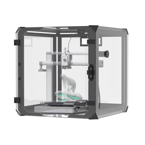 Kit imprimante 3D A1 anti-bruit : boîte hermétique anti-interférence avec ventilateur LED