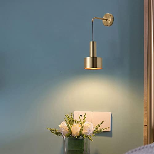 Gyy Battery Operated Wall Lights Indoor With Remote,2 Pieces Of Bedroom Bedside Chandelier Gold Warm Light #TOP5