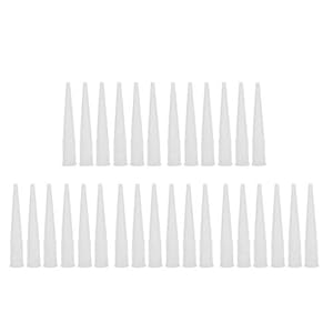 30 stks Caulk Nozzles, Plastic Glas Lijm Nozzles Kit Siliconen Kit Tips voor Worst Kitpistool
