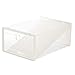 Cajas para Zapatos Transparentes. Cajas Apilables Paquete de 6 Organizadores de Almacenamiento, Zapatero OrganizadorPlegables y Apilables, con o sin separador, para zapatos o zapatillas hasta Talla 42