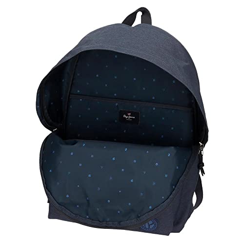 Pepe Jeans Aidan Zaino Per Portatile Doppio Scomparto Con Carrello 15,6" Blu 31 X 44 X 17,5 Cm Poliestere 20,46 L - 5