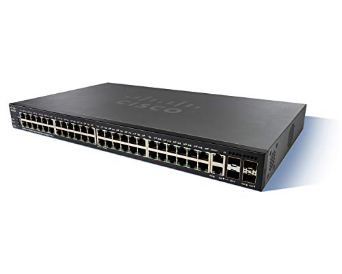 Image of CISCO DESIGNED Remanufactured SG350X48MP Stackable Managed Switch with 24 10 /100 Ports Plus 195W PoE, CISCO DESIGNED Small Business Product Enhanced Limited Hardware Warranty (SG350X48MPK9NA-RF)